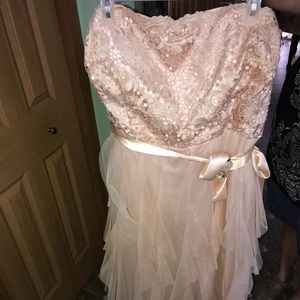 Rose prom dress